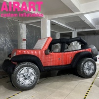 Véritable jouet de voiture gonflable, chariot élévateur gonflable pour enfants, décoration de parc de jeux