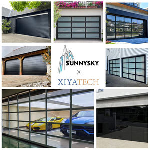 Sunnysky résidentiel moderne sectionnel isolé 8*7 10*10 double <span class=keywords><strong>porte</strong></span> <span class=keywords><strong>de</strong></span> <span class=keywords><strong>garage</strong></span> en aluminium dépoli pour maison <span class=keywords><strong>Garage</strong></span> - Product Image 6