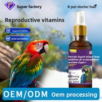 Suplemento Líquido de Hibisco con Vitaminas para Cría de Loros, Canarios, Pájaros de Piel de Tigre y Xuanfeng, para Nutrición y Crecimiento
