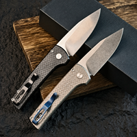 Navaja Plegable Compacta EDC MagnaMax de Acero con Mango de Aluminio, Táctica, para Exteriores, Camping, Supervivencia, Caza, Regalo, 79g