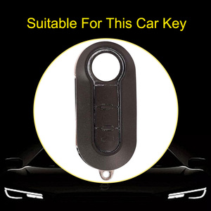 Housse de protection pour clé de voiture Innofit FIA1 Fabricant de marque Convient pour <span class=keywords><strong>Fiat</strong></span> <span class=keywords><strong>500</strong></span> Boyue Panda Grande Punto Lancia - Product Image 2