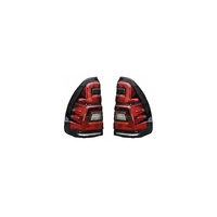 Feux arrière LED pour Toyota Land Cruiser Prado J120, barre lumineuse en forme de L ou de C fumée ou lampe arrière halogène 4x4 auto
