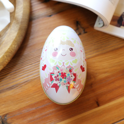 Easter decoration gift metal toffee can Egg Easter days fantastic egg shape egg TIN BOX - Product Image 5