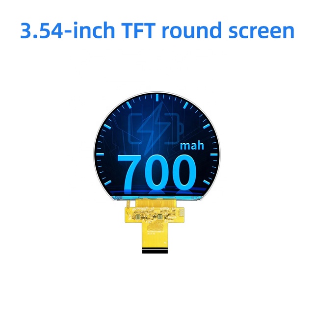 3.54 Inch Round TFT LCD 800x640 SPI3W+RGB18BIT FL5893DA