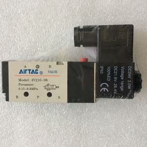 4V210-08B <span class=keywords><strong>Sov</strong></span> 5/2 24VDC Electrovanne d'air de contrôle 1/4 \ "connexion pour application générale de gaz - Product Image 3