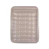 Matelas Gonflable Double Portable Moderne avec Pompe Intégrée en PVC, Conception Pliable pour le Camping, les Chambres et les Parcs