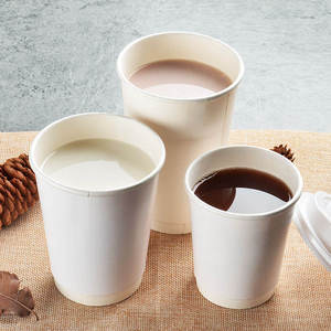 แก้วกระดาษลูกฟูกขนาด 8oz 12oz 16oz แบบผนังเดี่ยวและผนังคู่ สำหรับใช้กับอุปกรณ์สักลาย พร้อมโลโก้สั่งทำ - Product Image 5