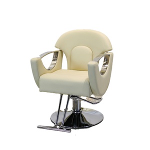 Vendre une chaise de salon de luxe, une chaise de coiffure dorée pour salon de coiffure, une chaise de barbier inclinable réglable de style stylisé - Product Image 1