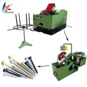 Máquina de rolamento de rosca e parafuso, máquina automática de fio de mamilo e rosca, máquina de rolamento