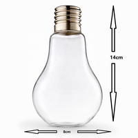 Ampoule Vase en verre transparent Vase à fleurs hydroponique tendance Décoration de mariage à domicile Écologique