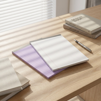 Bloc-notes portable A5/A4 ligné simple avec design mignon de style japonais et coréen pour les affaires