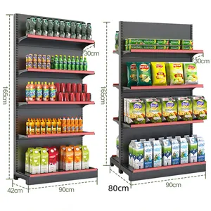 Estante de exhibición de la estantería del supermercado de la góndola de la venta caliente para la tienda al por menor