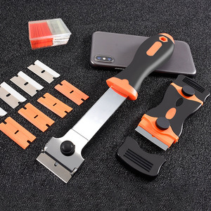 เครื่องมือขูดแบบ OEM 2 ชิ้น สำหรับขจัดสติกเกอร์ฉลาก คราบสี คราบไขมัน จากกระจกหน้ารถ - Product Image 6