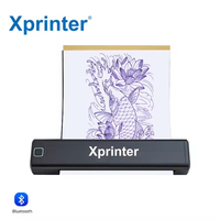 Impresora de Tatuajes Portátil Silenciosa Xprinter P84 A4, Impresora Térmica Inalámbrica sin Tinta para Estudios