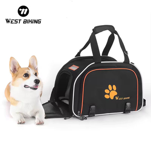 Sac de transport multifonctionnel pour animaux de compagnie WEST BIKING, sac de voyage portable pour vélo, porte-animaux multifonctionnel pour vélo - Product Image 1