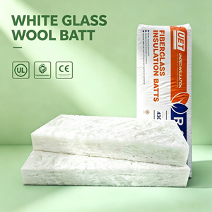 Laine de verre blanche ignifuge sans formaldéhyde R15 de 3,5 pouces conforme aux normes américaines UL pour <span class=keywords><strong>l</strong></span>'<span class=keywords><strong>isolation</strong></span> des murs de bâtiments à ossature bois - Product Image 1