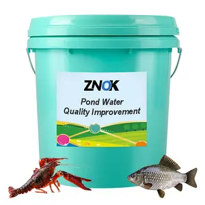 Pond water purification compound salt improves the quality of silt at the bottom of the pond to detoxify and increase oxygen