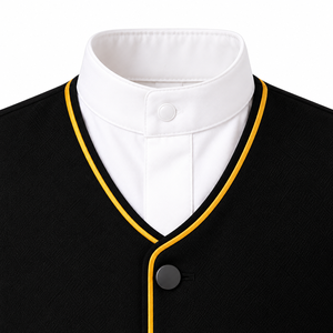 Ensemble Thobe Blanc et Gilet Noir pour Garçons, Bordure Dorée, Coupe Ample Longueur Cheville, Vêtements Traditionnels Arabes Islamiques pour Enfants, Aïd Ramadan - Product Image 4