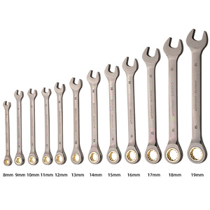 En stock, jeu de clés à cliquet à tête fixe CRV de 12 pièces, métrique, 72 dents, outil de réparation automobile, jeu de clés - Product Image 4