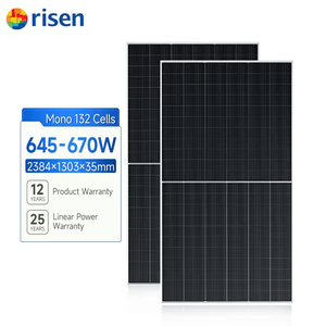 Bán buôn RSM132-8-645-670M tăng panel năng lượng mặt trời nửa di động panel năng lượng mặt trời 650W 660W 670W panel năng lượng mặt trời mảng - Product Image 1