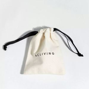 Customization Eco Friendly <b>Plain</b> Canvas Cotton Dust <b>Bag</b> Fashion Jewelry <b>Bag</b> Small Canvas Drawstring <b>Bag</b> With Logo - Product Image 6