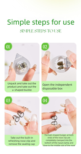 Desain asli minyak esensial tanaman nol tekanan negatif klip hidung, tangan bebas, tidak dibagi dengan ukuran hidung - Product Image 5