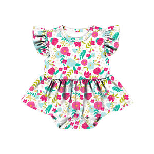 Mono de Bebé LT-469-YXW, Mono con Mangas con Volantes para Recién Nacidos de 0 a 6 Años, Vestido Estampado, Mono Cómodo - Product Image 2