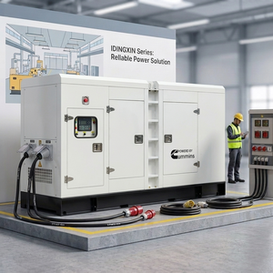 Generatore Diesel Super Silenzioso Originale Cummins Perkins da 30kva a 500kva con ATS, Gruppo Elettrogeno Industriale Trifase - Product Image 2