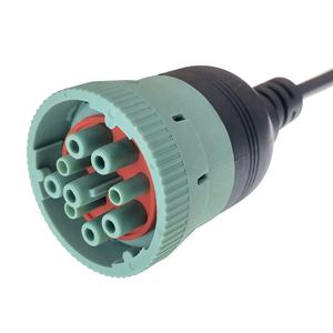 Conector macho de 9 pines J1939 tipo <span class=keywords><strong>2</strong></span>, instalación de camiones pesados - Product Image 2