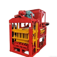 Machine à fabriquer des briques en ciment QT4-25, mini-machine automatique pour matériaux de construction, blocs creux en béton, pavés, briques autobloquantes