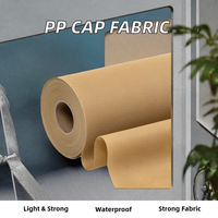 Tissu non tissé en polypropylène spunbond léger, respirant et imperméable, 10-15 g/m², largeur 45-50 cm, pour la fabrication de bonnets bouffants à pois