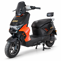 Scooter électrique en gros avec options de moteur 48V 60V 72V 800W-2000W, batterie au lithium ou au plomb-acide, cyclomoteur urbain pour les trajets quotidiens