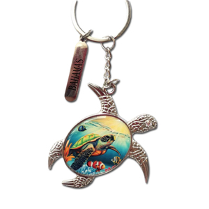 Llavero de Recuerdo de Metal con Logotipo Personalizado, Diseño de Playa Oceánica, Los Cabos, Cozumel, Cabo <span class=keywords><strong>San</strong></span> <span class=keywords><strong>Lucas</strong></span>, México - Product Image 4
