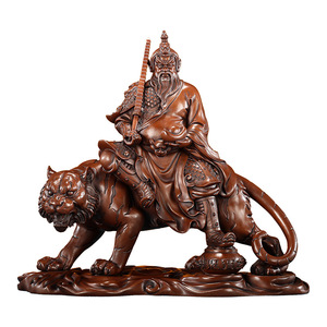 Statue en Bronze du Dieu de la Richesse monté sur un Tigre, artisanale, décoration pour la maison, le bureau, le salon, cadeau du Nouvel An chinois - Product Image 3