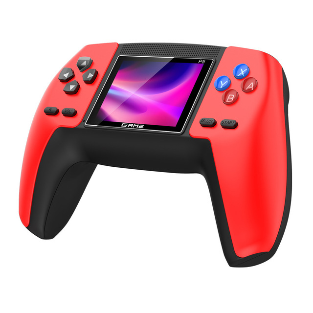 Portable P5 Handheld Game Console 3-inch Screen Rechargeable TV Game Player 520 Built-In Games Dual-Player Mode Classic Style