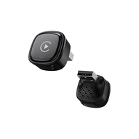Kablosuz CarPlay Android Auto Adaptörü USB Type-C Bağlantısı, 2'si 1 Arada Kablolu/Kablosuz Wi-Fi 5.8GHz'i Dönüştürür, Evrensel Uyumlu