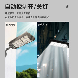 Solar Street <b>Light</b> Led Integrated Outdoor Waterproof Wall <b>Light</b> For Courtyard And Road Lighting With Remote Control - Product Image 5