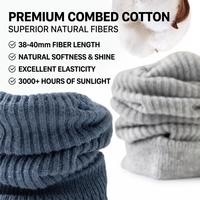Chaussettes de sport athlétiques côtelées personnalisées en coton peigné respirant, bout sans couture, faible MOQ, vente directe d'usine OEM en gros