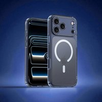 Étui magnétique transparent premium en TPU et PC, écologique, antichoc, pour iPhone 17 Pro Max 17 Air
