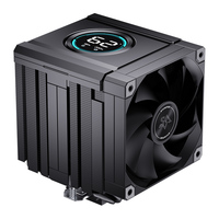 Refroidisseur de processeur Snowman New Design Double Tower 6 Heat Pipes TDP260W avec écran numérique compatible Intel AMD AM4 LGA2011 1700