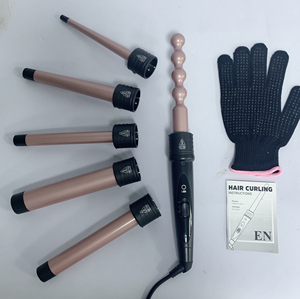 Profesyonel 6'sı 1 Arada PTC Seramik Saç Maşası, LCD Ekranlı, 11 Kademeli Sıcaklık Kontrolü, Tüm Saç Tipleri İçin Ev Tipi Kullanım - Product Image 5