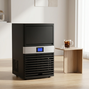 NES-40C-8 Stainless Steel 40kg Commercial <b>Ice</b> <b>Maker</b> Shop air Cooled Stainless Steel Automatic Small <b>Ice</b> Making Machine - Product Image 1