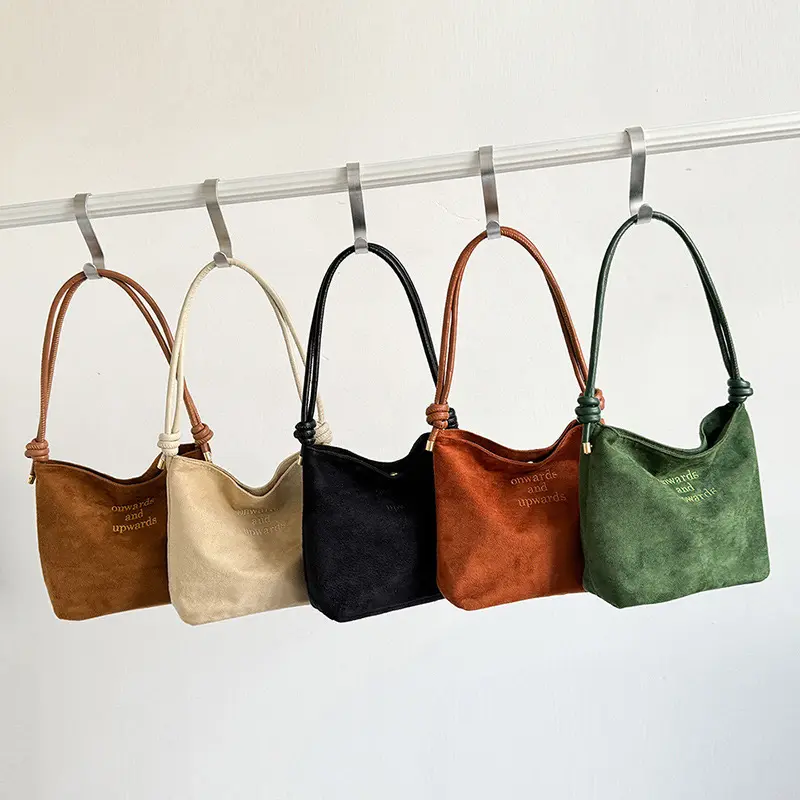 Trendy and Versatile Shoulder Bag Vintage Bucket Bags Purse For Women