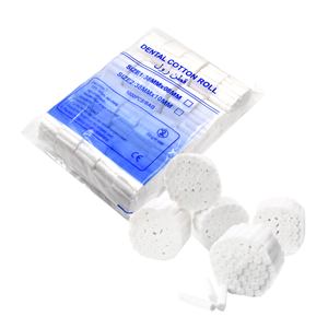 Materiale dentale medico chirurgico rotoli di cotone 1000 pz cotone 100% alta assorbente cotone rotolo di consumo dentista - Product Image 1
