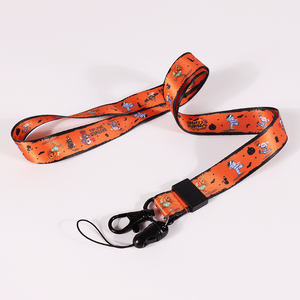 Özel logo ipek turuncu tüm Saints' gün kordon telefon premium kalite cep telefon kayışı dokuma kordon - Product Image 1