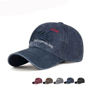 Customized Embroidery 100% Cotton Washed Old Coated Retro Vintage Baseball Cap Twill Low Profile 6 Panel Baseball Cap <b>Hat</b> - Product Image 2