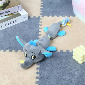 Jouet interactif en corde de coton et peluche pour chien, simulation d'animal, avec fonction couineuse, jouet à mâcher pour animaux de compagnie - Grande Vente - Product Image 3