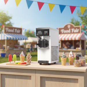 Automatic Double Compressor Soft Serve <b>Ice</b> <b>Machine</b> 3 Gelato-for Bakery Food Shop Restaurant Use-Nut Corn Vegetable <b>Ice</b> Sof - Product Image 3