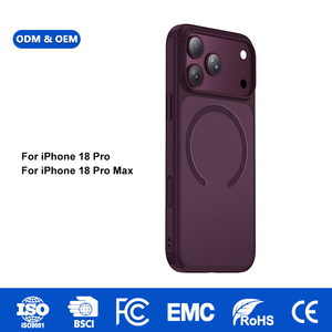 เคสโทรศัพท์ iPhone 18 Pro Max แบบ OEM/ODM ระดับไฮเอนด์  วัสดุ TPU นิ่มแบบด้าน + วัสดุ PC แข็ง ป้องกันการตกกระแทกและรอยขีดข่วน - Product Image 1