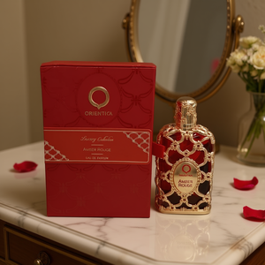 Perfume Líquido Amber Rouge Eau De Parfum Para Mujer, Elegante Botella de Vidrio, Caja de Regalo, Uso Diario, Fragancia con Aroma a Rosas - Product Image 2